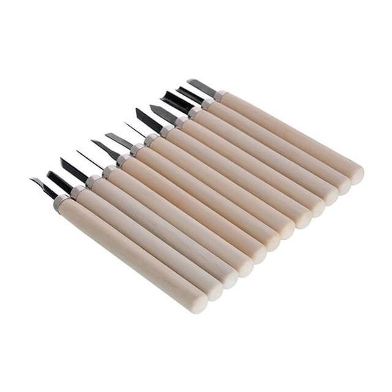 Набір різців по дереву 12 од. INTERTOOL HT-3504 | Зображення 2