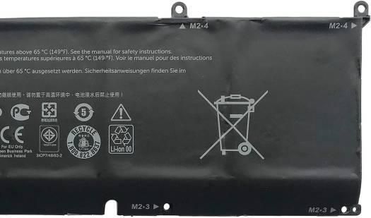 Універсальна запасна батарея для ноутбука Dell XPS 15 9500 / Precision 5550 / Alienware M15, M17 (11,4 В, 86 Вт·год, 6 комірок) | | Зображення 2