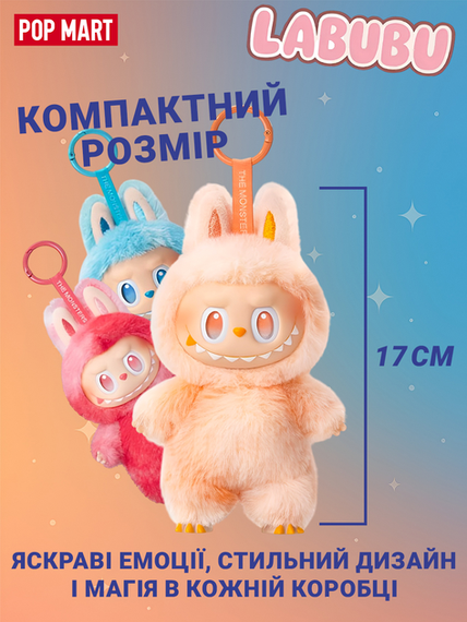 Игрушка-сюрприз Big into Energy Плюшевый брелок 2025 The Monsters 3 | Зображення 3