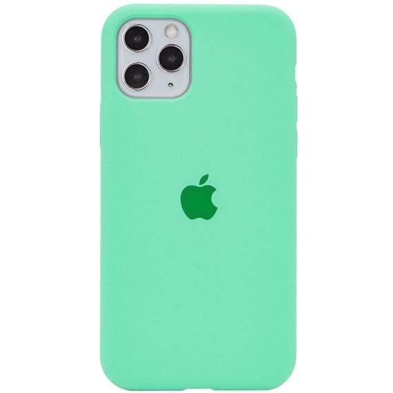 Чохол Silicone Case Full Protective (AA) для Apple iPhone 11 Pro Max (6.5") Зелений/Spearmint