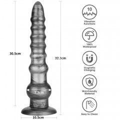 Вибратор - King Sized Vibrating Vibrax Slider 12.5" sexstyle | Зображення 2