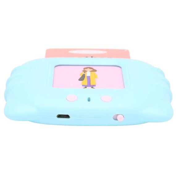 Детский планшет для изучения английского языка с карточками на 224 слова, Голубой / Интерактивный планшет для | Зображення 3