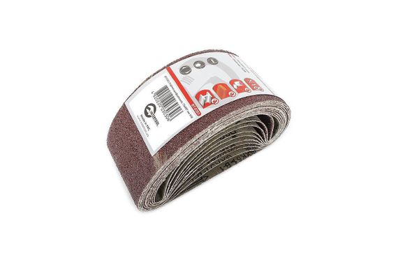 Лента шлифовальная Intertool - 75 х 457 мм Р36 (10 шт.) (BT-0303) | Зображення 2