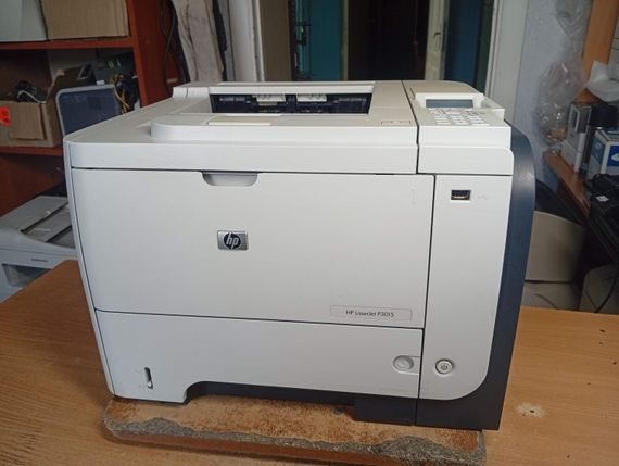 Принтер HP LaserJet Enterprise P3015dn / лазерная монохромная печать / А4 / 1200x1200 dpi / 40 стр/мин / USB 2.0, Ethernet / Дуплекс б/у | Зображення 2