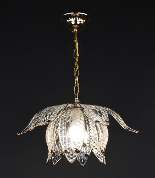 Люстра підвісна на 1 лампочку 27794 Золото 25-40х35х35 см. | Зображення 1