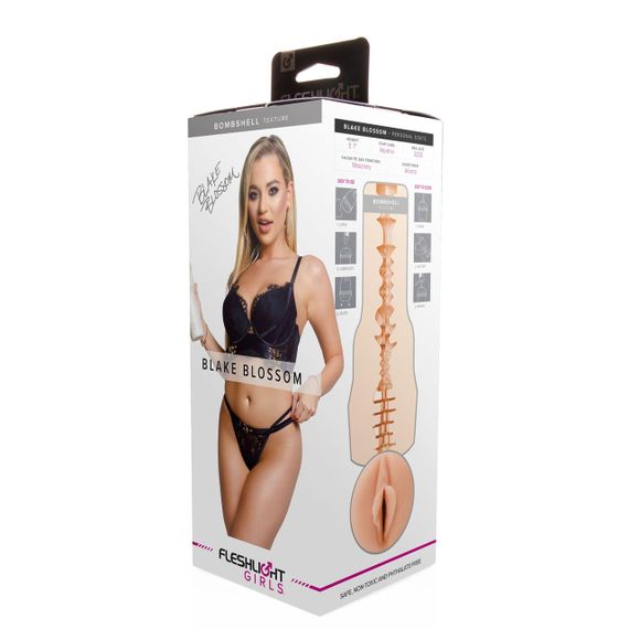 Мастурбатор Fleshlight Girls: Blake Blossom - Bombshell, со слепка вагины, очень нежный | Зображення 3