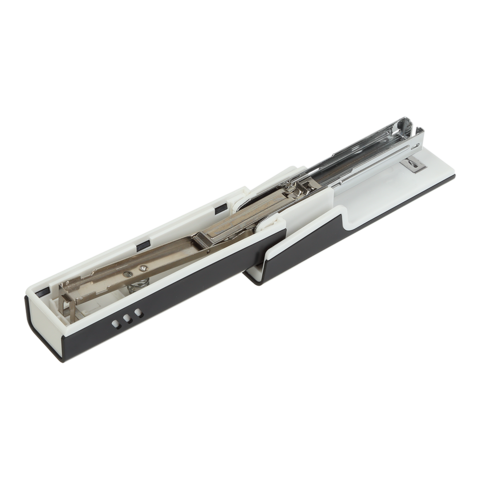 Степлер пластиковий BM.4217-01 BUROMAX 20 арк., (скоби №24; 26), 129.6x38.9x 59.2 мм, чорний, в коробці (4823126801568) | Зображення 2
