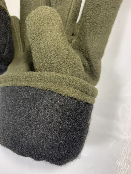 Тактичні зимові рукавички на флісі Хакі  меху  12 розм. | Зображення 4