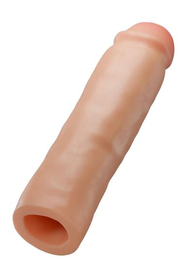 Реалістична подовжуюча насадка на пеніс Blush Performance Plus подвійний щільності, бежева sexstyle | Зображення 10