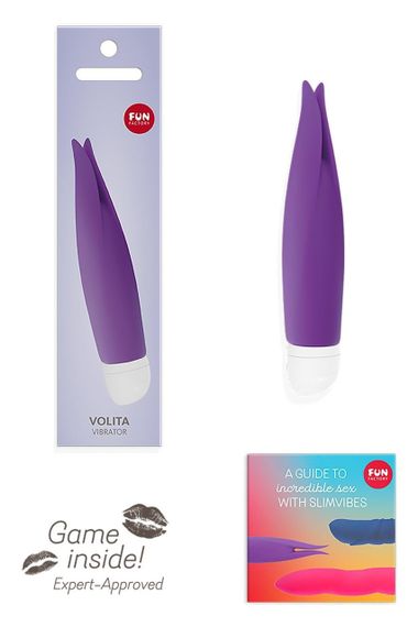 Вібратор для клітора Fun Factory Volita силіконовий, фіолетовий Sex Aura