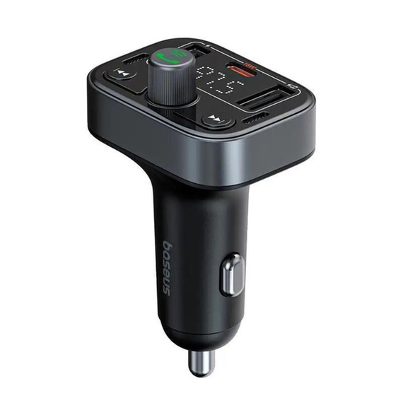 FM-модулятор Baseus S-09 Pro Series Car FM Transmitter Cluster Black | Зображення 1