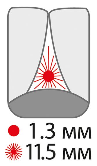 Міжзубні щітки paro® FLEXI-GRIP, xх-великі, чорні, циліндричні (Ø щітки 11.5 мм, ДОО* 3.1 мм), 1 уп. x 48 шт. | Зображення 1