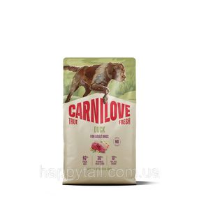 Беззерновой сухой корм Carnilove True Fresh Duck для взрослых собак всех пород с уткой 400 г (арт. 173731)