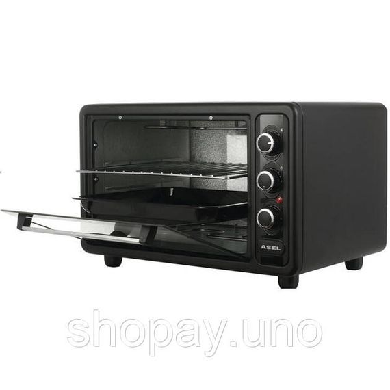 Электродуховка ASEL AF-40-24. Цвет: черный | Зображення 1