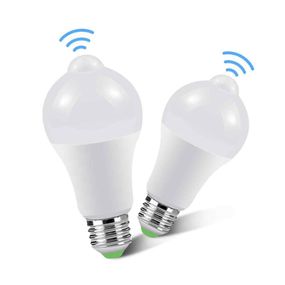 Лампа светодиодная с датчиком движения E27, 12Вт LED
