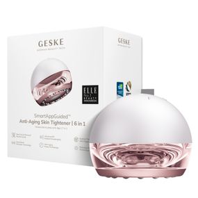 Массажер для подтяжки кожи лица GESKE Anti-aging Skin Tightener 6в1 starlight, Бежевый
