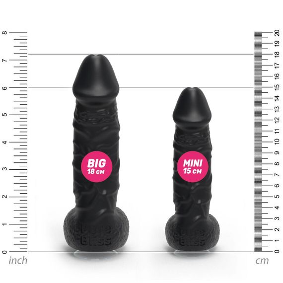 Крафтовое мыло-член с присоской Pure Bliss MINI Black, натуральное | Зображення 4