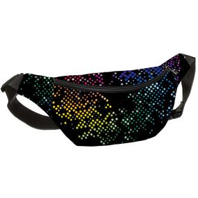 Сумка на пояс бананка Bumbag Disco 27x16 см (BB_19A009_BL)