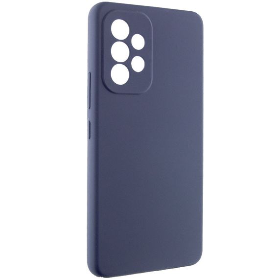 Чехол Silicone Cover Lakshmi Full Camera (AAA) для Samsung Galaxy A53 5G Темно-синий / Midnight blue | Зображення 1