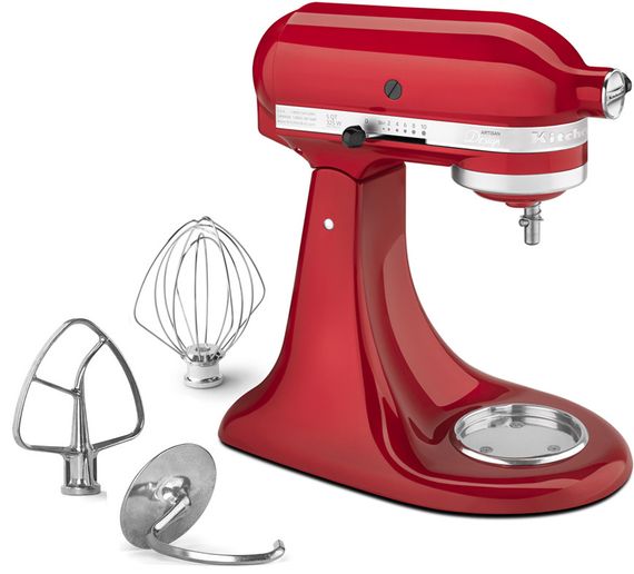Планетарный миксер KitchenAid ARTISAN 5KSM155PSECA, 4,8 л, карамельное яблоко | Зображення 2