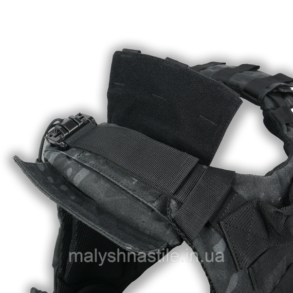 Бронежилет Militex Modular X-1 (Збільшена площа захисту) Black multicam | Зображення 6