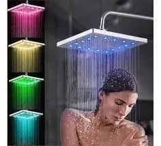 Насадка для душа с LED подсветкой RGB LED SHOWER Светодиодная Лейка | Зображення 3