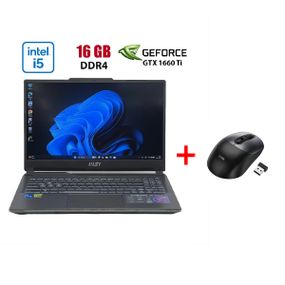 Ігровий ноутбук Б-клас Asus TUF Gaming F15 FX506LU / 15.6" (1920x1080) IPS / Intel Core i5-10300H (4 (8) ядра по 2.5 - 4.5 GHz) / 16 GB DDR4 / 480 GB SSD / nVidia GeForce GTX 1660 Ti, 6 GB GDDR6, 192-bit / WebCam б/в + Подарунок Бездротова миша HOCO GM28