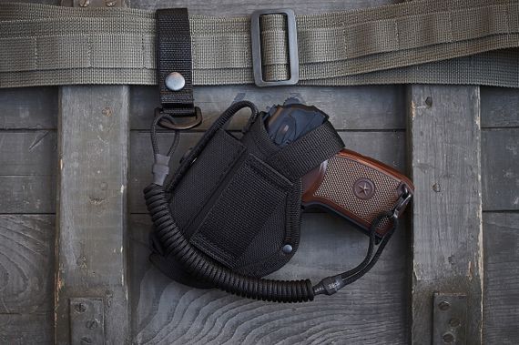 Шнур страхувальний кручений Тренчик-карабін (паракорд, чорний) MAS | Зображення 2