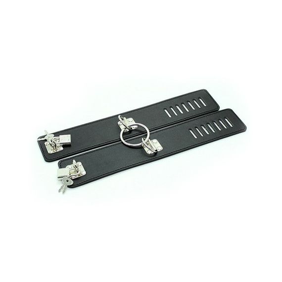 Наручники DS Fetish Hasp-style wrist restraints black | Зображення 1