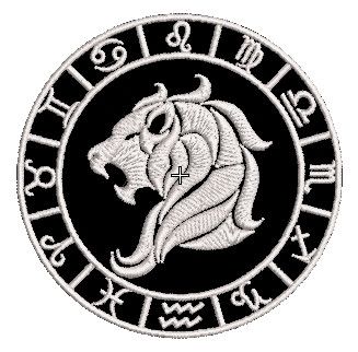 Шеврон знак зодіаку ЛЕВ