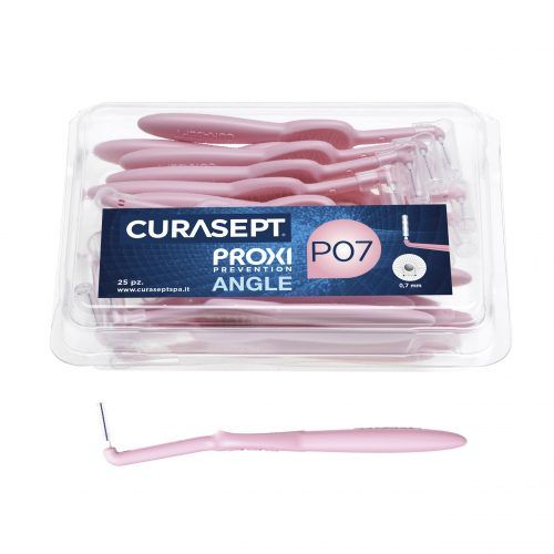 Йоржик міжзубний кутовий Curasept PROXI P07, рожевий, 25шт