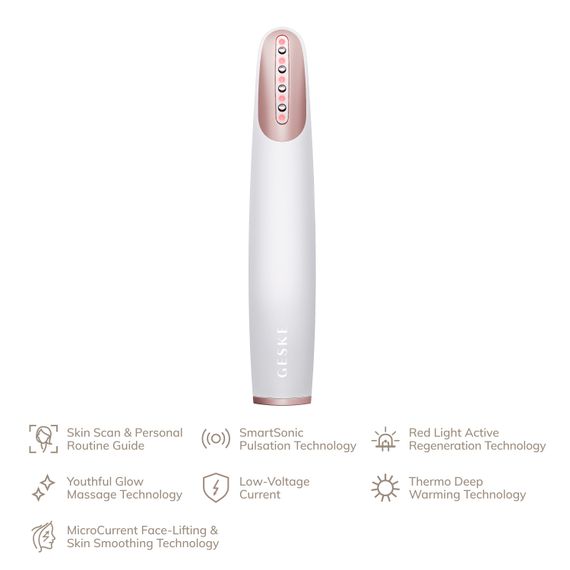 Пристрій для зміцнення і тонізації шкіри обличчя GESKE Skin Firming Wand 7в1 starlight | Зображення 1