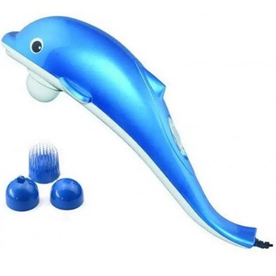 Портативный ручной массажер Dolphin Дельфин / Массажер для тела для рук / Вибромассажер IJ-571 для тела | Зображення 1