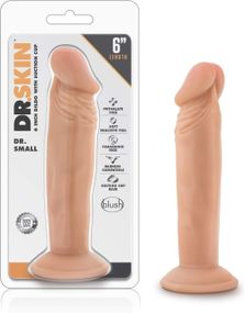 Фаллоимитатор реалистичный Blush Dr.Skin Dr. Small на присоске, телесный sexstyle