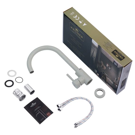 Змішувач для кухні Kroner KRM Edelstahl Klassisch - GRA035 (CV023005) | Зображення 7