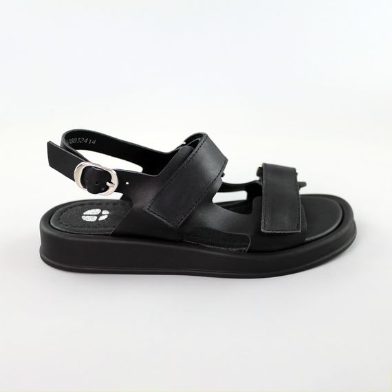 Сандалі жіночі шкіряні 588937 Чорні 36 37 38 40 41