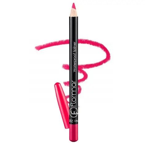 Водостойкий карандаш для губ Flormar 228, Saturated Pink