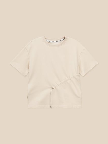 Футболка однотонна жіноча LAWA WTC02490 L Світло-бежевий shop (2000999617096)