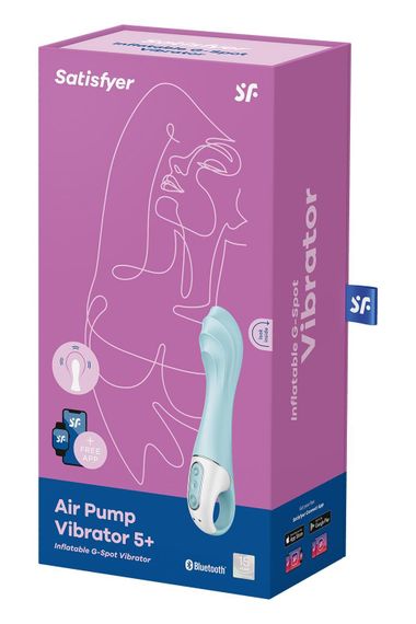 Смарт-вібратор точки G Satisfyer Air Pump Vibrator 5+, надувається | Зображення 7