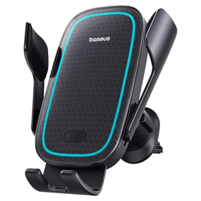 Бездротовий автомобільний зарядний пристрій Baseus з технологією Qi 15W Чорний