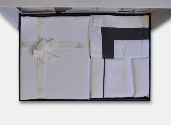 Постельное белье La Romano Silk Satin 200×220 см Perry Steelgrey | Зображення 4