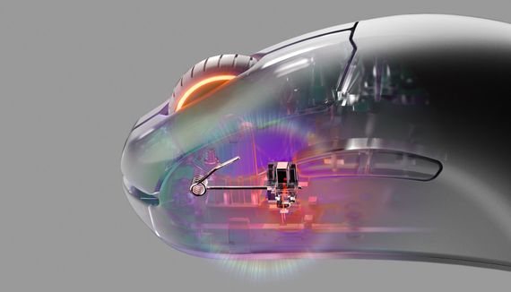 Мишка SteelSeries Prime Mini Wireless Gaming Mouse, RGB, 18000dpi., 5кн., чорна | Зображення 1