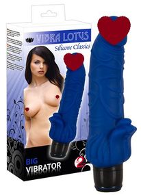 Вибратор VIBRA LOTUS синий sexstyle