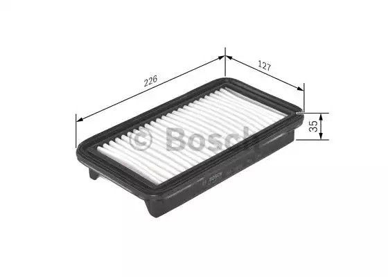 Фільтр повітряний SUZUKI SX4, FIAT SEDICI, BOSCH (F026400201) | Зображення 4