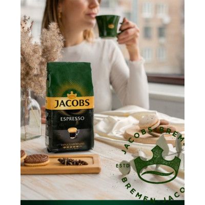 Кофе JACOBS Espresso в зернах 1 кг (prpj.39187) | Зображення 4