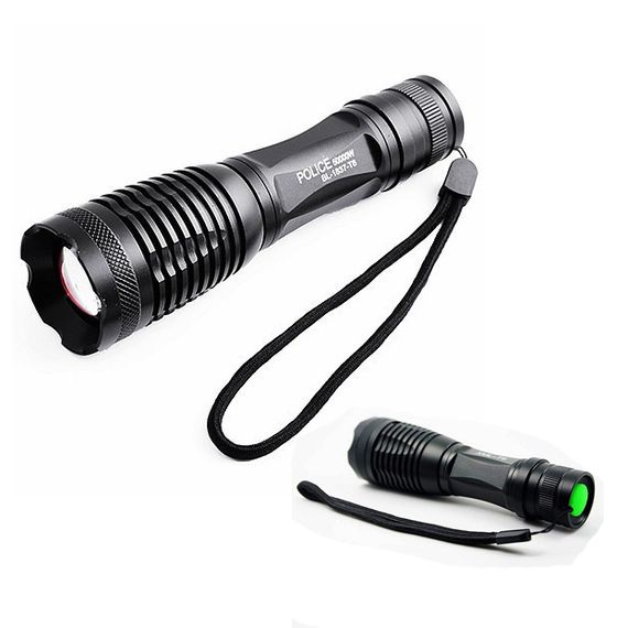 Карманный фонарь с usb зарядкой Police BL-1837-T6, Тактические фонари для охоты, Мощный NQ-579 карманный фонарик | Зображення 5