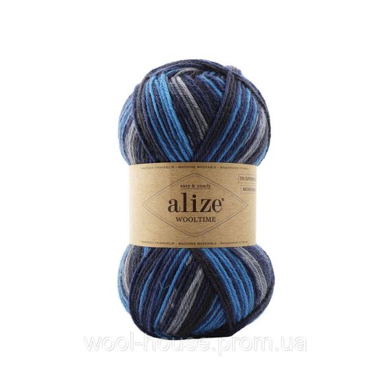 Шкарпеткова пряжа Alize Wooltime, 11011