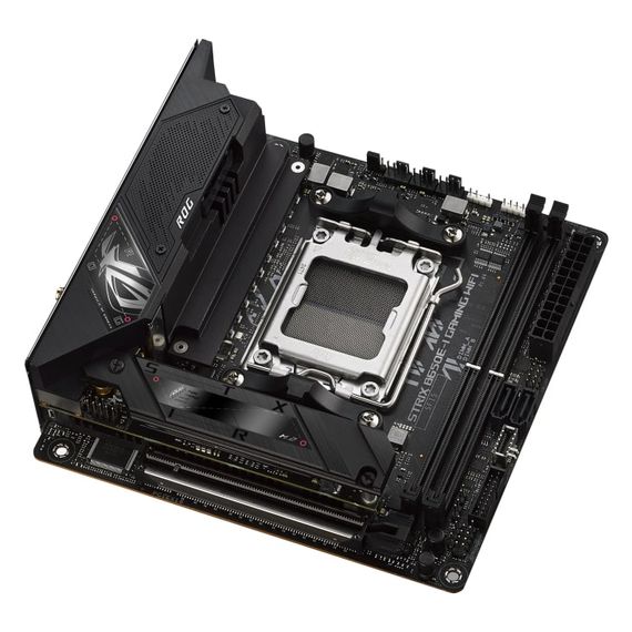 Материнcька плата ASUS ROG STRIX B650E-I GAMING WIFI sAM5 B650 2xDDR5 M.2 HDMI WiFi BT mITX (90MB1BI0-M0EAY0) | Зображення 3