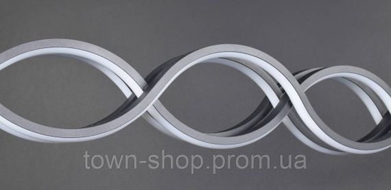 Люстра потолочная LED H23L-1000-bk Черный 25-110х10х100 см. | Зображення 5