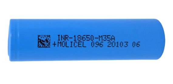 Акумулятор високострумовий Molicel INR-18650-M35A 3.7 V 3500 mAh батарея літій-іонна Li-Ion | Зображення 1